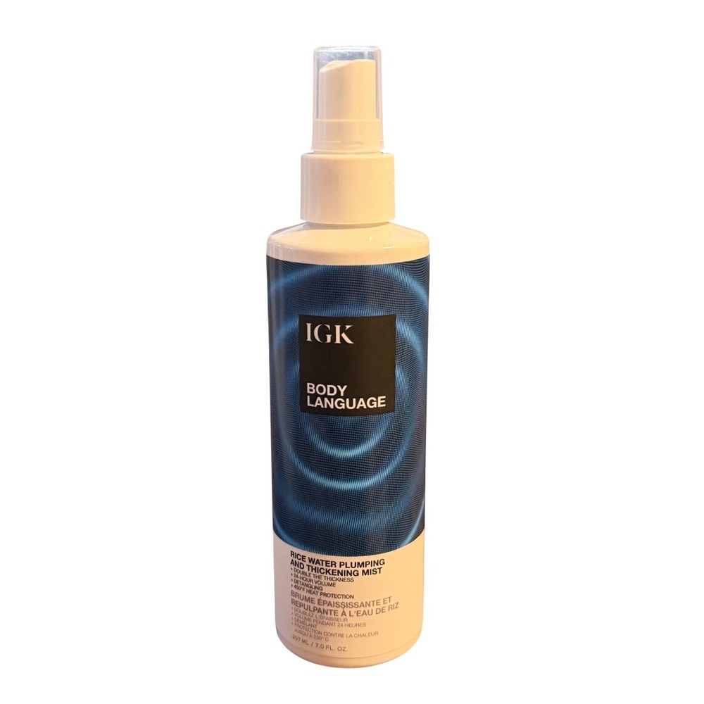 IGK Body Language Rice Water Plumping and Thickening Mist 7.0 fl oz 207 ml